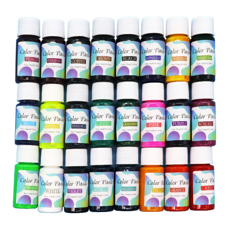Paste Pigment for Epoxy Resin 10ml Individual Color