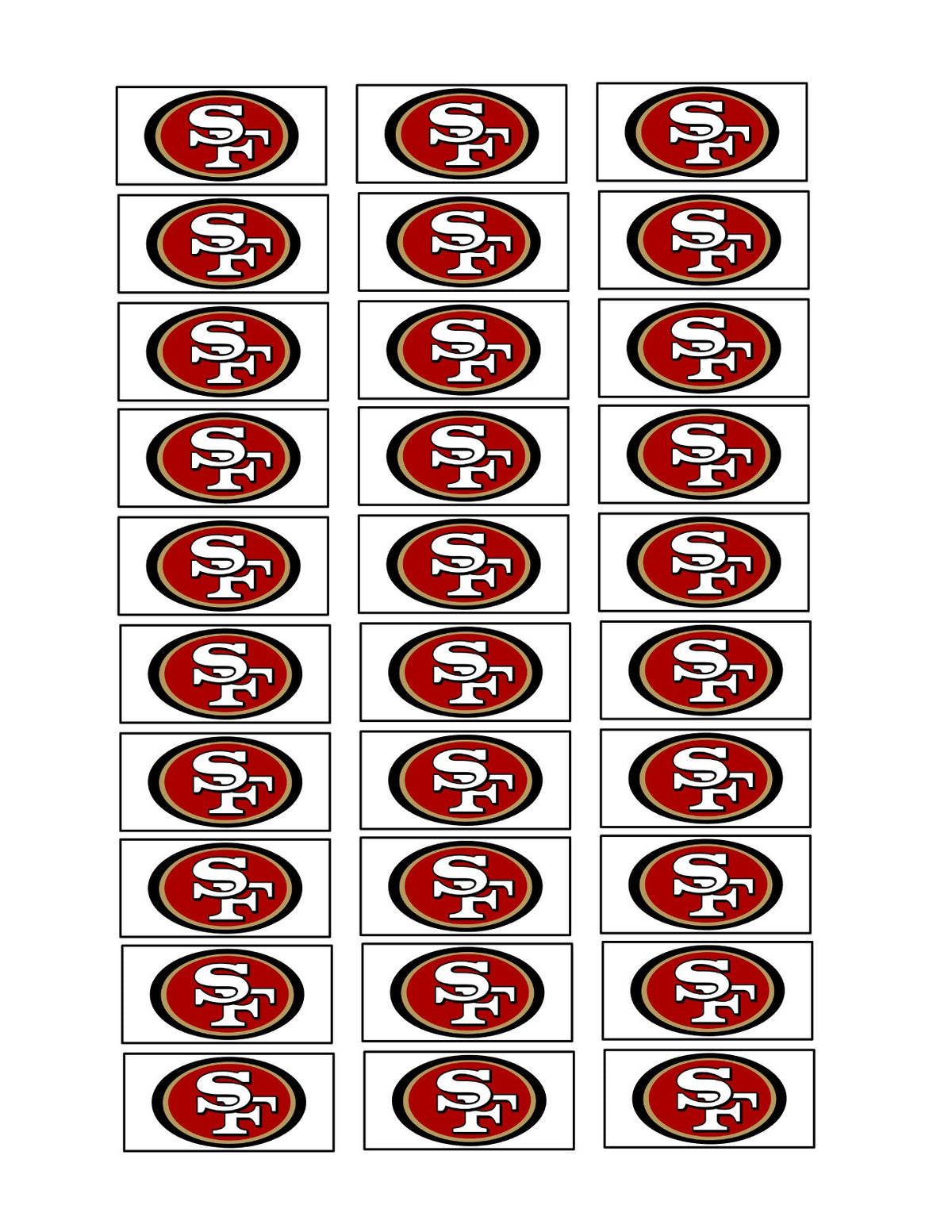30 Custom Resin Dominoes Stickers with Favorite Team Picture or Logo Domino