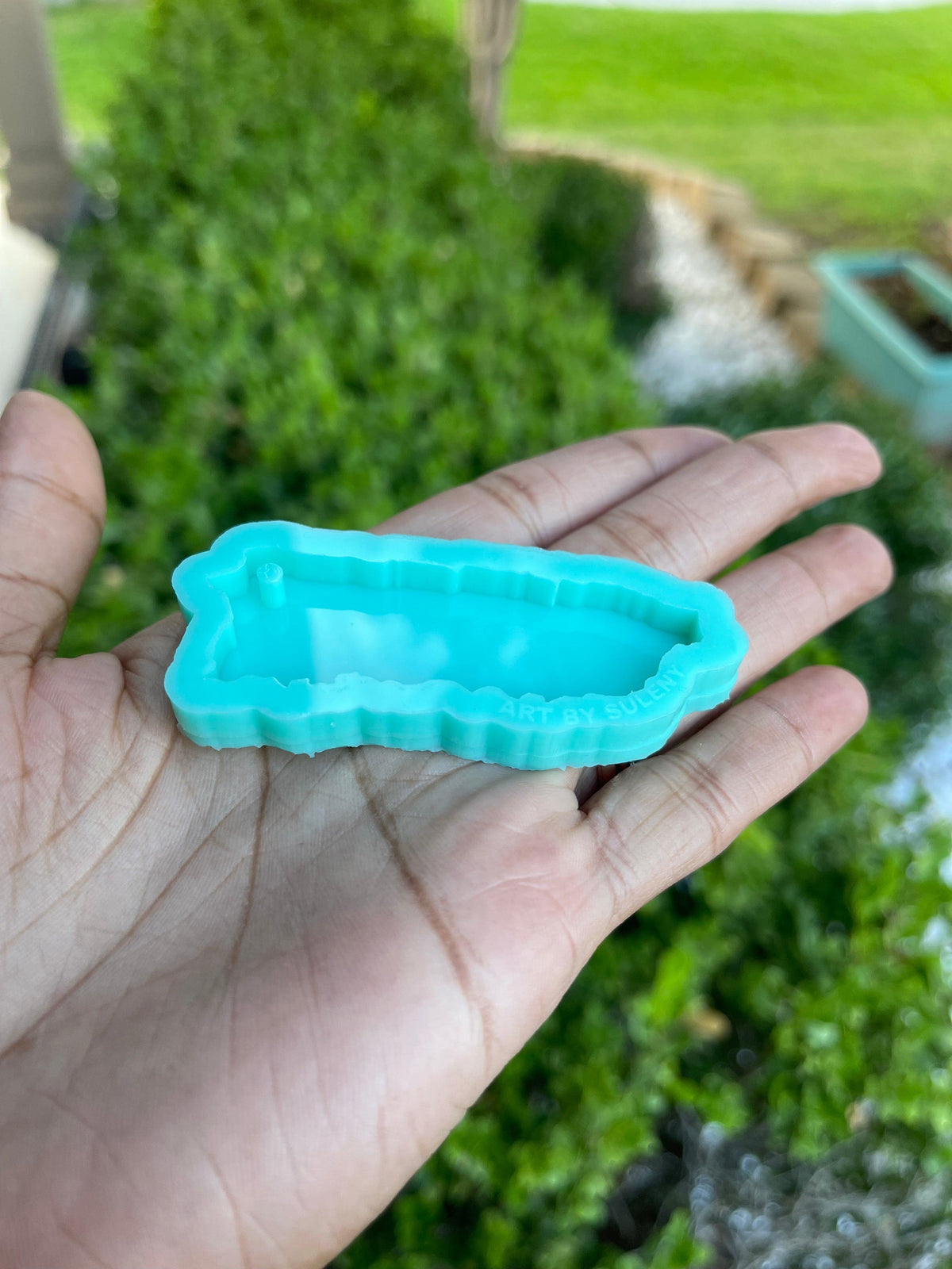Puerto Rico Map Silicone Mold -PR Map Mold - Mold for Pendant -PR Mold for Resin - Mold for Keychain - Mold for Charms - Art By Suleny Craft Store LLC