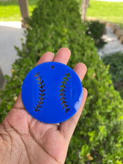 Baseball Keychain Mold - Mold for Resin - Baseball Mold - Ball Mold - Keychain mold - Silicone Mold for Epoxy Resin - Art By Suleny Craft Store LLC