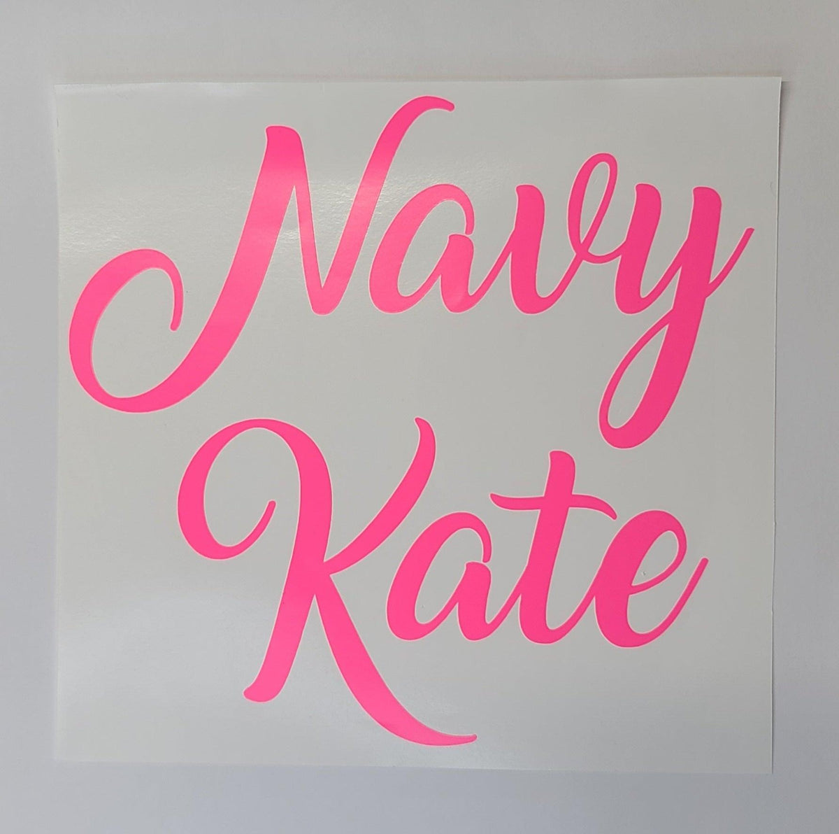 Custom Decal Vinyl Name Sticker - Art By Suleny Craft Store LLC