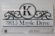 Mailbox Custom Design Box Address made in vinyl - Art By Suleny Craft Store LLC