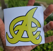 Aguilas Cibaenas Vynil Car Sticker Dominican Baseball Stickers Bumpers Stickers Aguilas Cibaeñas - Art By Suleny Craft Store LLC