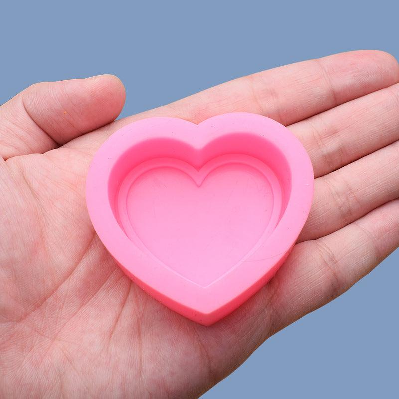 Heart Lover Mold / Couples Pendant Mold / Hear Mold for Jewelry / Love Mold CLEARENCE - Art By Suleny Craft Store LLC