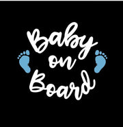 Baby on Board Sticker, car vinyl stickers, Decal Stickers, boy and girl