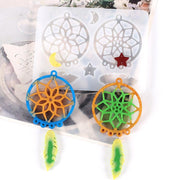 Dream Catcher Keychain Mold for Resin / Silcone Mold for Craft Resin DIY