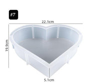 Large Resin Mold / Flowers Conservation Silicone Molds / DIY Epoxy Resin Art / Square Big Mold
