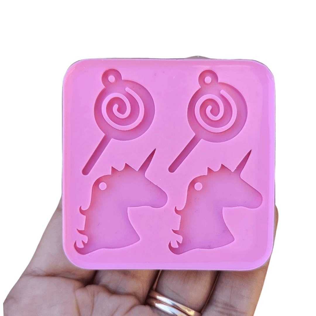 Unicorn Silicone Mold - Lollipop Silicone Mold 