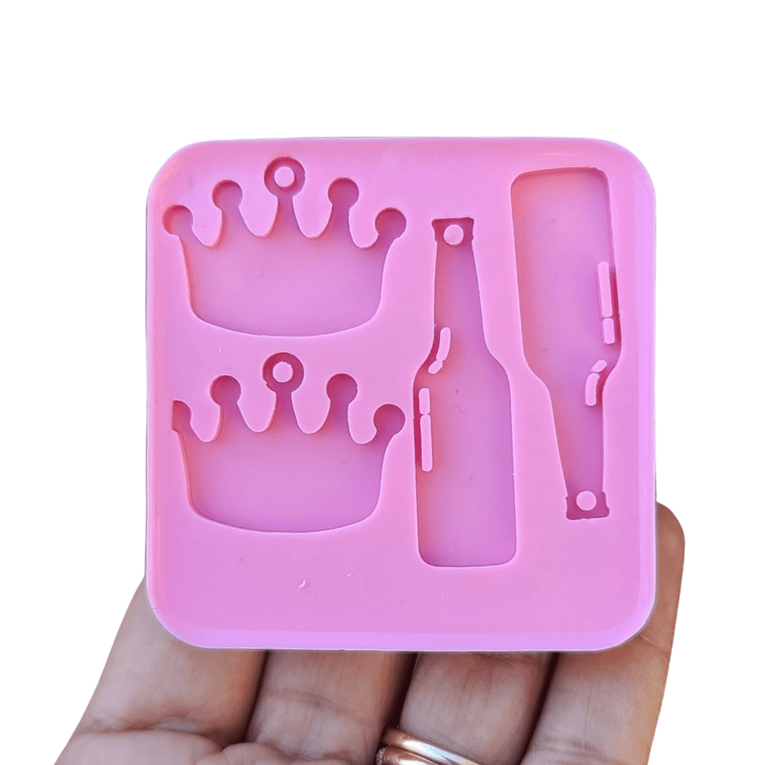 Queen Crown Mold - Bottle Mold -  Corona Beer Mold - Cerveza Presidente molds 