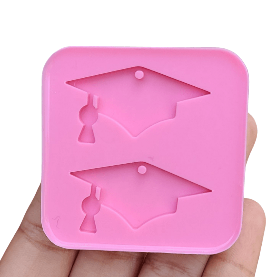 Graduation  Cap Silicone Mold 